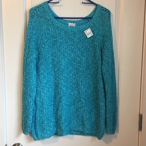 Knitted justice sparkly sweater size 20 NEW!